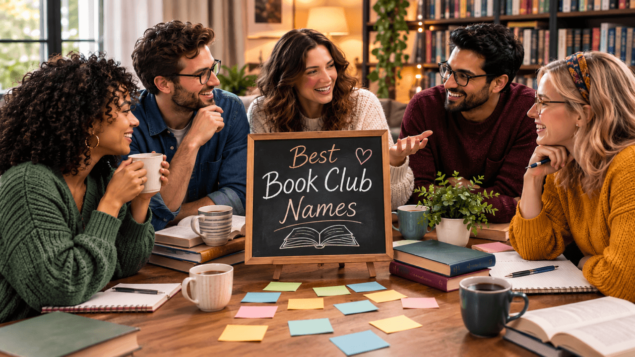 300+ Best Book Club Names for Every Kind of Reading Group 1 Featured image Best Book Club Names 2