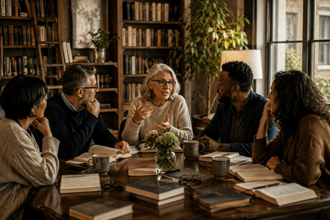 300+ Best Book Club Names for Every Kind of Reading Group 4 Warm Library Book Club Discussion